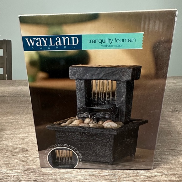 Other Wayland Square Contemporarytabletop Fountain With Multi Colored River Rocks Zen Poshmark